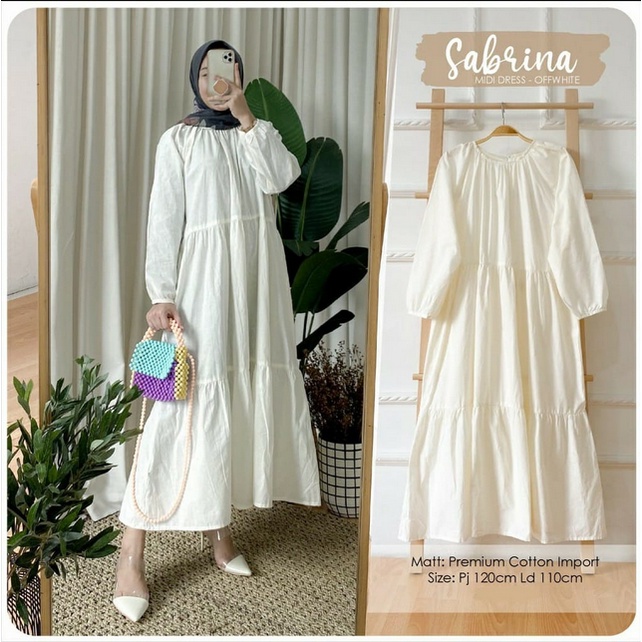 Godiva96 - SABRINA MIDI DRESS TUNIK JUMBO / TERUSAN MUSLIM MEDAN