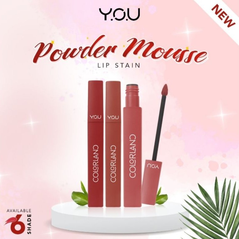 YOU MAKEUP Colorland Powder Mousse Lip Stain