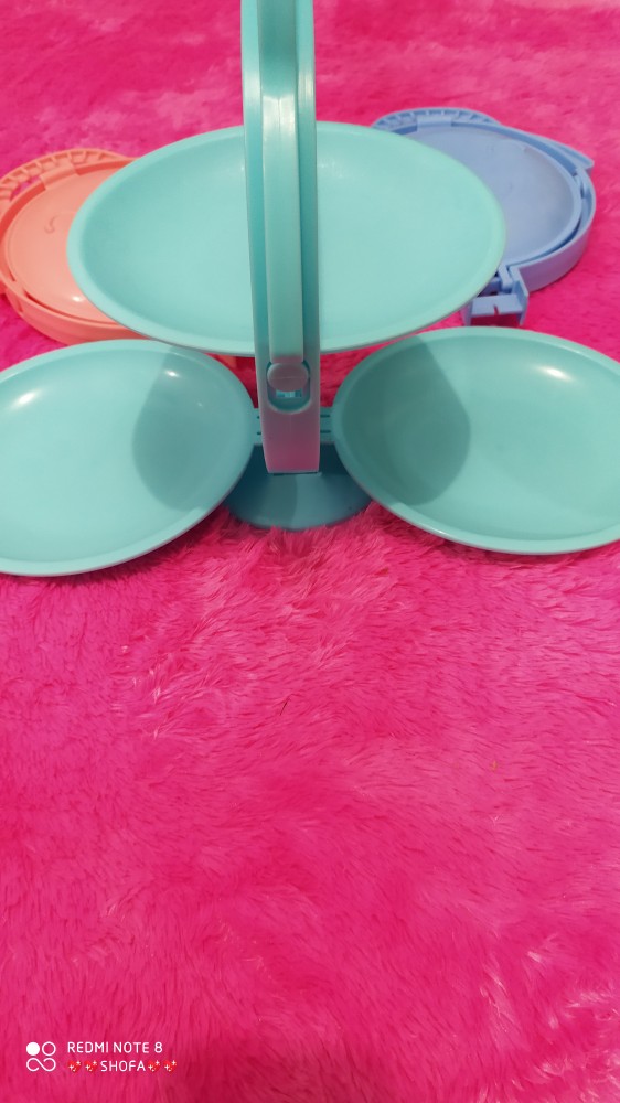 Tempat Buah Lipat / Tempat Snack / Tempat Makanan Portable / Tempat Buah Unik