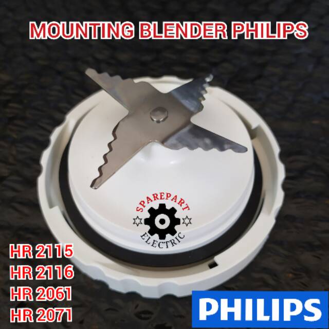 PISAU JUS MOUNTING GELAS BESAR BLENDER PHILIPS HR 2115 2116 2061 2071