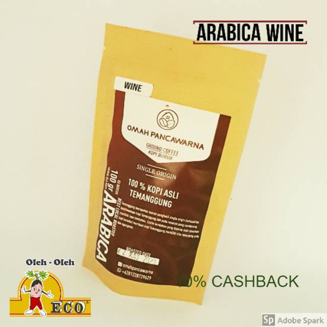 

Kopi - Arabica Wine/Arabica/Robusta Lanang ground kopi asli Temanggung by Omah Pancawarna