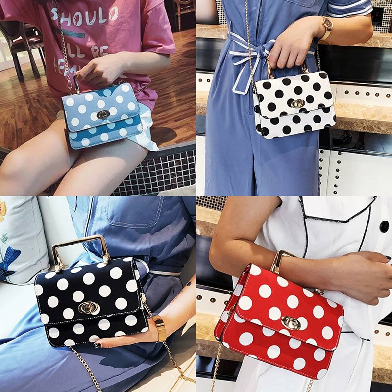 ready cod tas import tas selempang wanita-tas sling bag wanita-tas selempang rantai perempuan murah