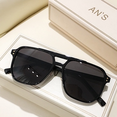 Kacamata Hitam Model double beam Gaya Retro