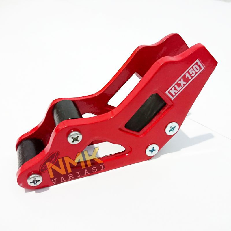 Tensioner Rantai Klx 150 D Tracker 150 Bahan Alloy Stabilizer Rantai Gir Motor Klx 150 D Tracker 150-Merah