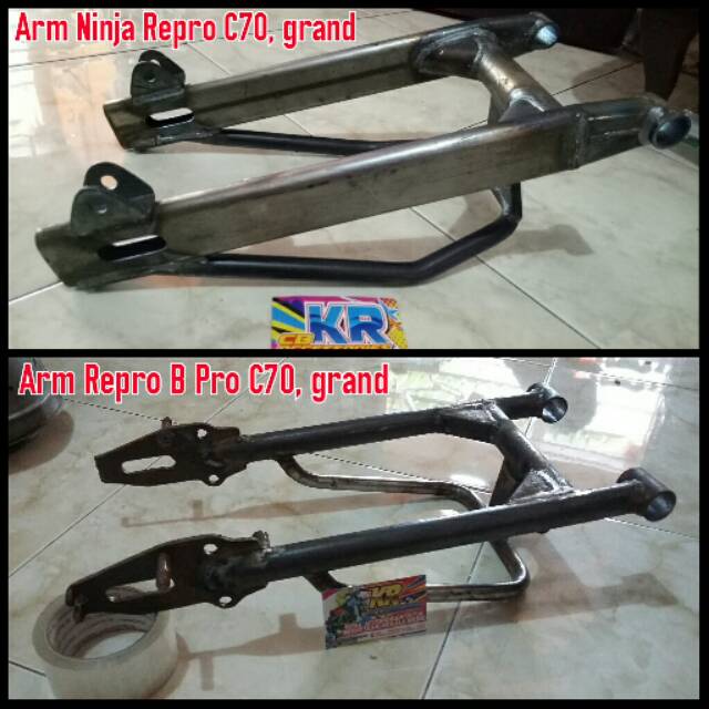 Arm Ninja Repro & B Pro Repro Set Setelan Rantai PNP C70, Grand, Supra, Star, Prima, CB, GL, MP