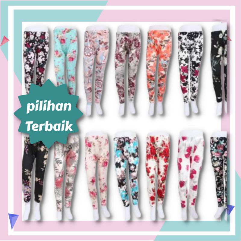 Legging anak perempuan celana panjang perempuan 1 sampai 8 tahun