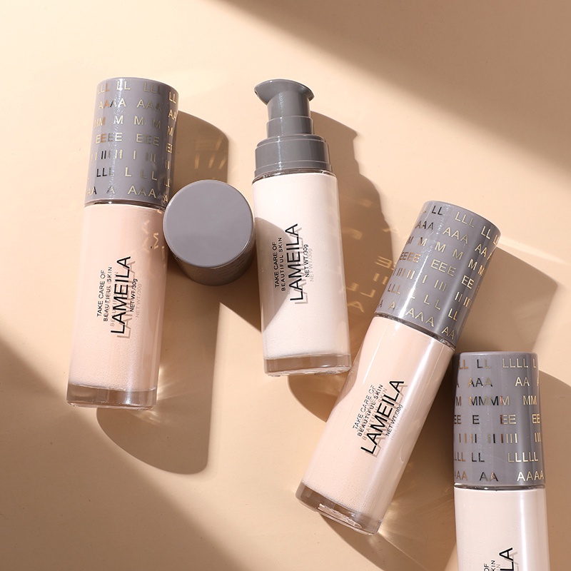 SHINE STAR - Lameila New Concealer Foundation Cair Tahan Air