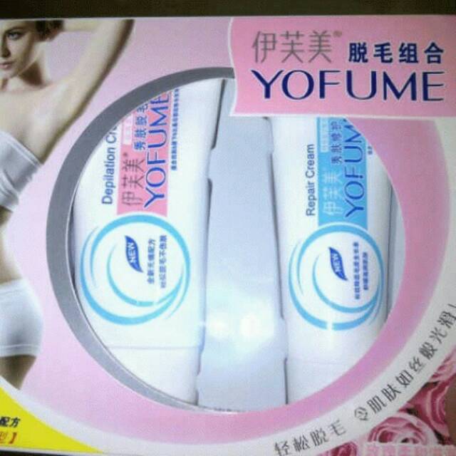 Cream Yofume youfume perontok bulu dan penghilang bulu permanen