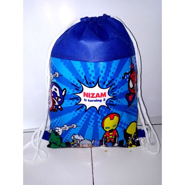 Tas Ultah Ransel Dua kantong Tambah nama dan photo-7