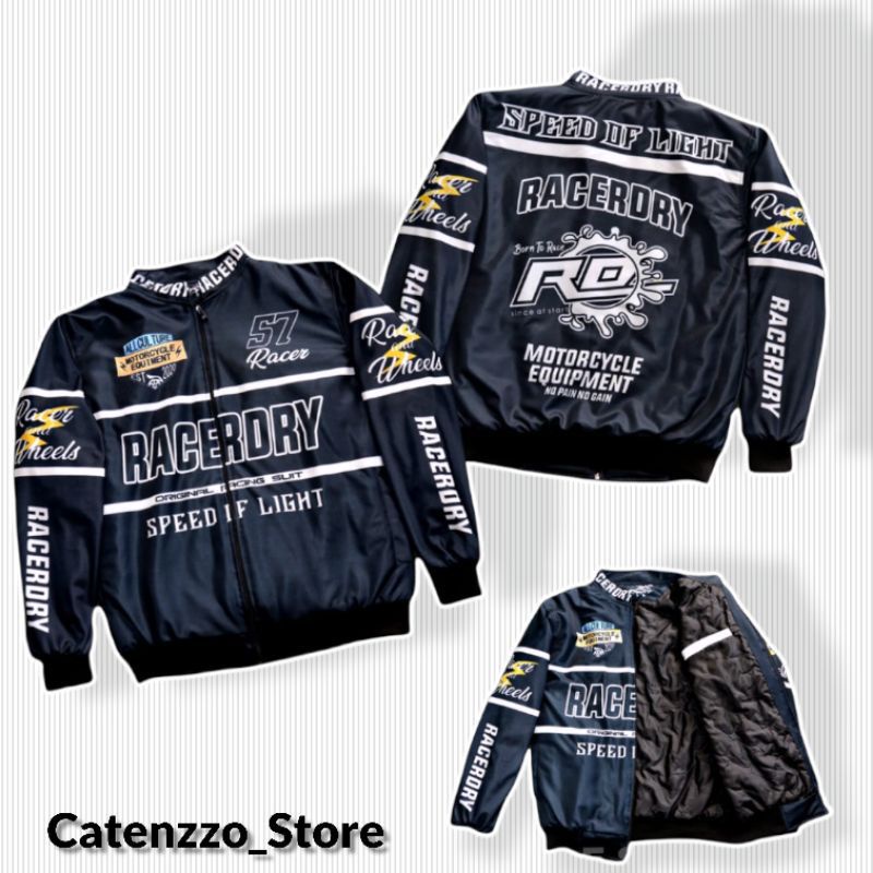 OVERSIZE XXXL JAKET MOTOR NASCAR VARSITY JACKET - JAKET PRIA WANITA