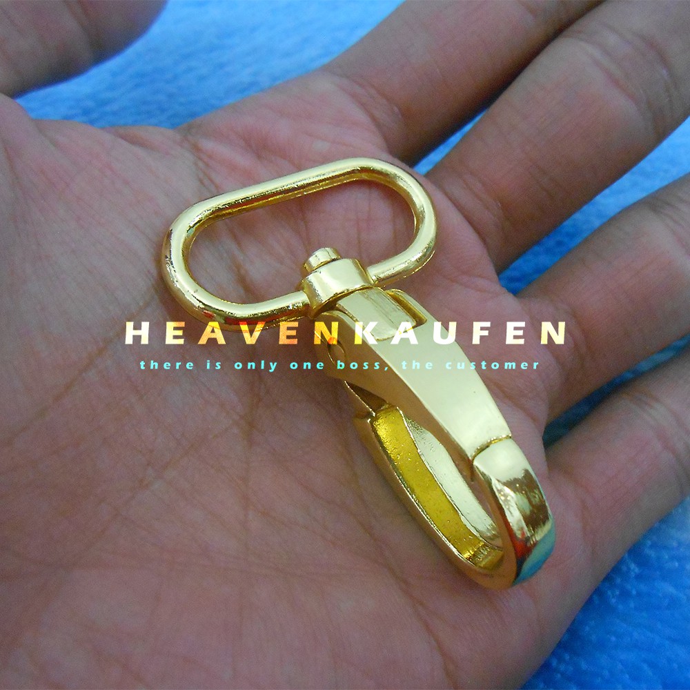 Pengait Cantolan Tas Gold Emas 2,5 Tebal Bagus Premium Quality