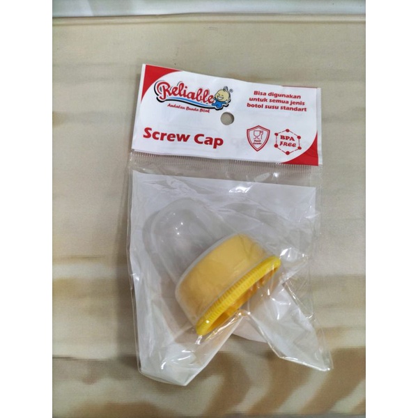 Screw Cup Reliable/Tutup Dan Ring Untuk Semua Botol Standar/Slim Neck