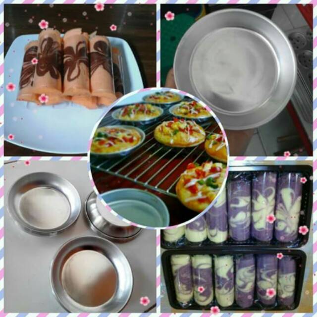 Loyang Pizza Bolu Gulung Mini 12cm Shopee Indonesia