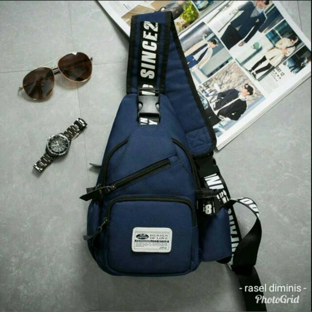 Tas selempang TERBAIK tas punggung pria boys adam waistbag BISA COD