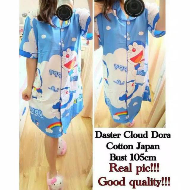 Doraemon awan dress