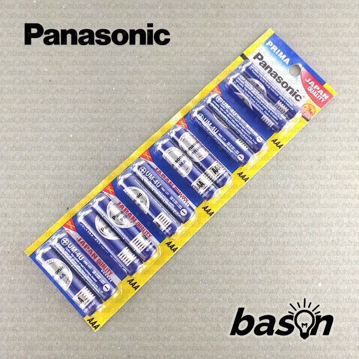 Baterai Panasonic AAA Prima Blue (isi A3 12 pcs) - Batere Remote / Kecil