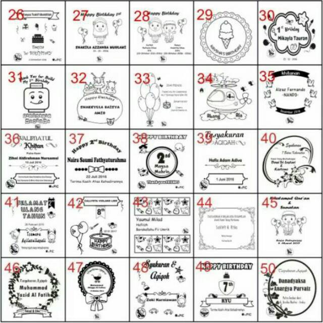 Souvenir Tas Ultah Murah/ Free Sablon/ F20X25-1