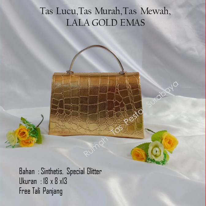 Tas Lucu,Tas Murah,Tas Mewah,LALA GOLD EMAS