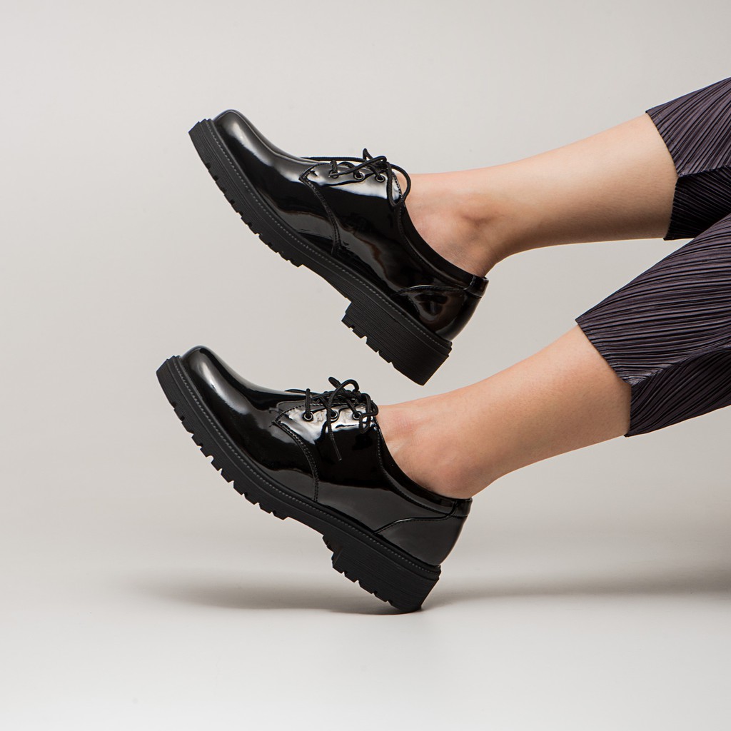 Adorableprojects - Vailey Oxford Black - Sepatu Wanita