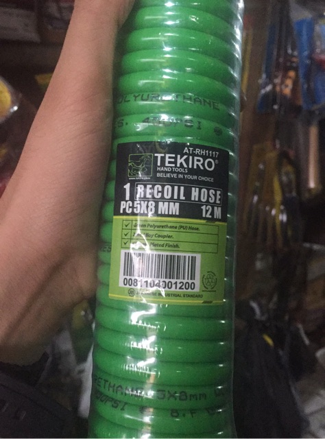 Selang Recoil 12m Tekiro Selang Angin Kompresor 12m