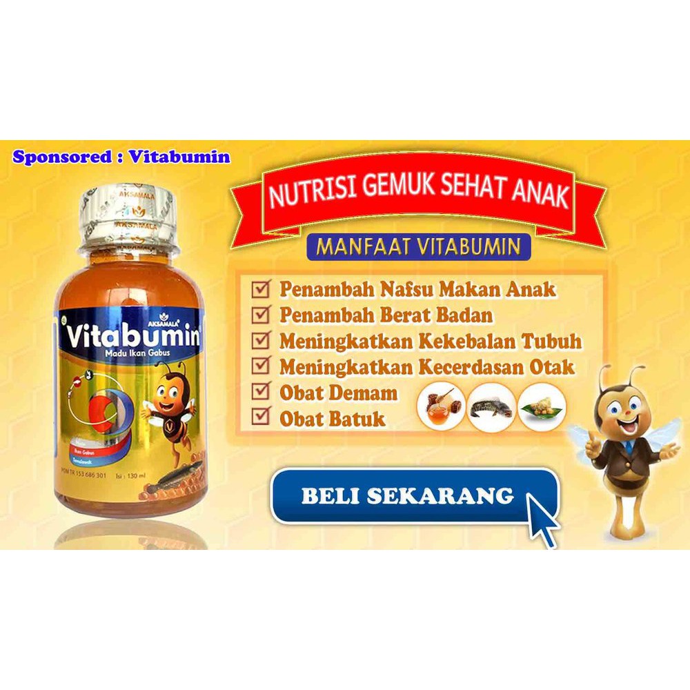 Vitabumin Madu Anak Sehat I Madu Ekstrak Ikan Gabus 150gr Indonesia