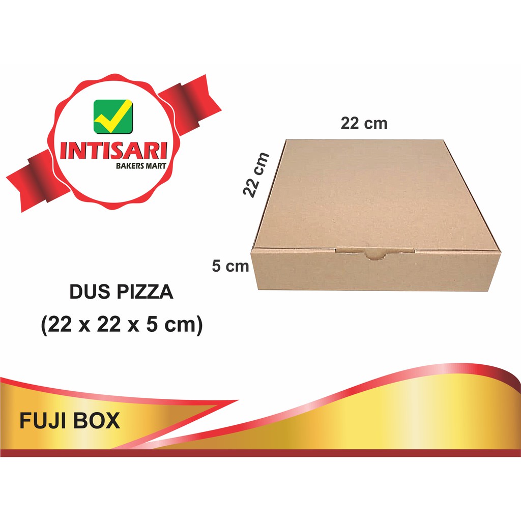 

[10 PCS] DUS PIZZA 22 x 22 x 5 cm FUJI BOX