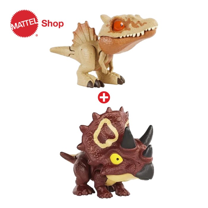 Bundle Jurassic World Snap Squad Spinosaurus & Triceratops