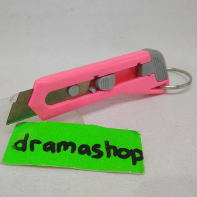 Key Chain Gantungan Kunci Ganci pisau cutter kater cuter mini