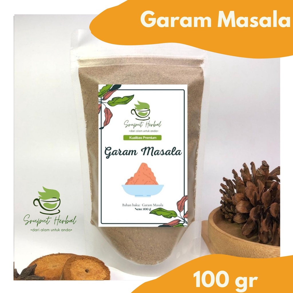 100gr Garam Masala Salt Premium Berkualitas Rempah JSR Sruput Herbal