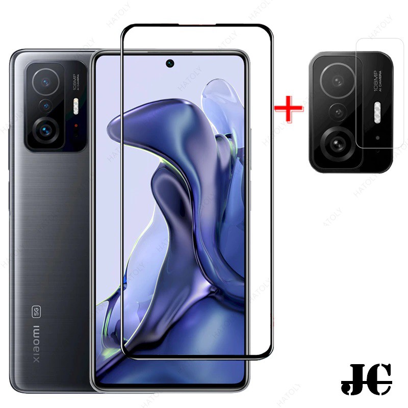 Full Screen Tempered Glass Xiaomi Mi 11 T Mi 11T Pro Free Glass Camera