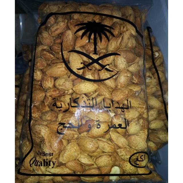 

TERMURAH renyah 1kg kacang almond panggang/roasted salted almond