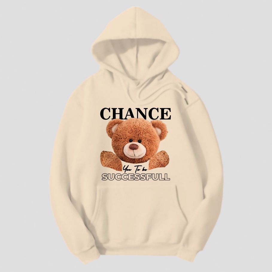 Public - Chance Bear Hoodie - Hoodie Beruang Unisex