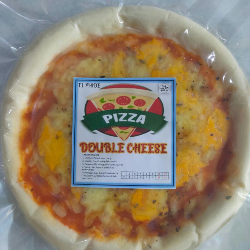 

pizza doubel chesee