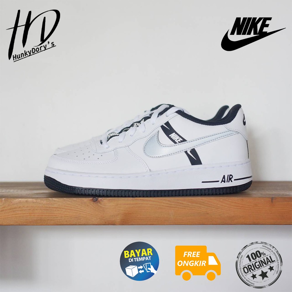 Sepatu Sneakers Nike Air Force AF 1 LV8 KSA GS "World Wide" Original