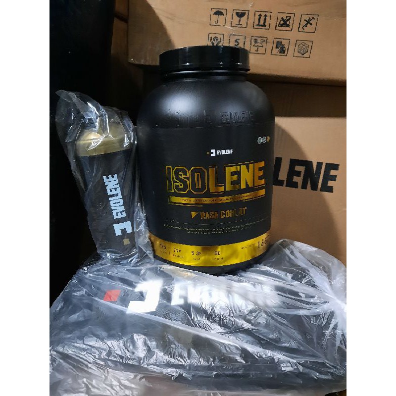 

Evolene Isolene 50 sachet whey isolate protein bpom halal