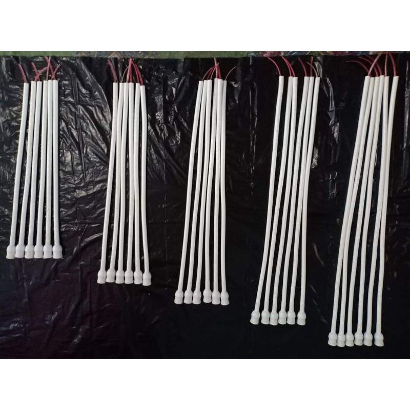 pipa elastis/fleksibel murah komplit sudah sama kabel dan fitingan