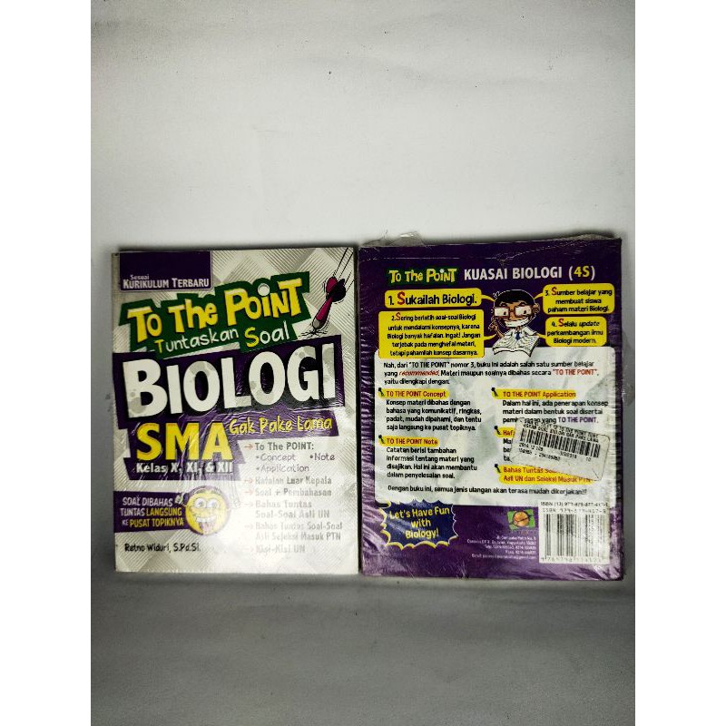 To the Point Tuntaskan Soal bahasa Inggris Biologi kimia matematika SMA . vrc3/4-2