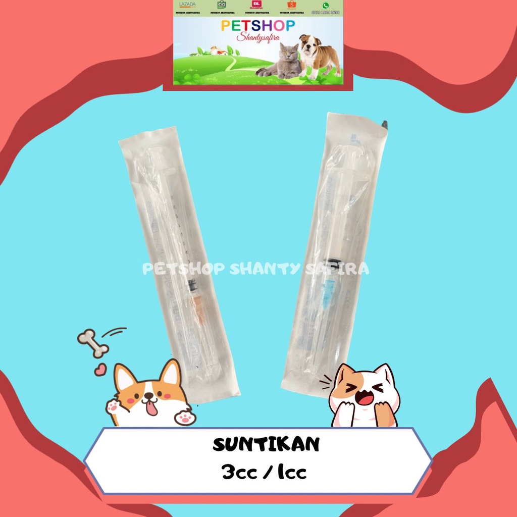 SPET MAKANAN DAN OBAT SUNTIKAN 1 CC / 3 CC SPUID 1 ML / 3 ML