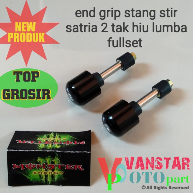 Jalu stang stir satria 2 tak hiu lumba fullset sesuai foto