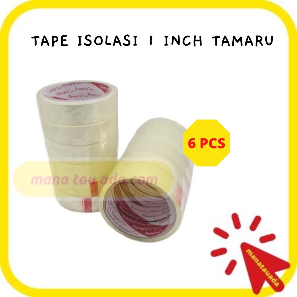 

TAPE / SOLASI BENING 24MM TAMARU ROLL 胶带