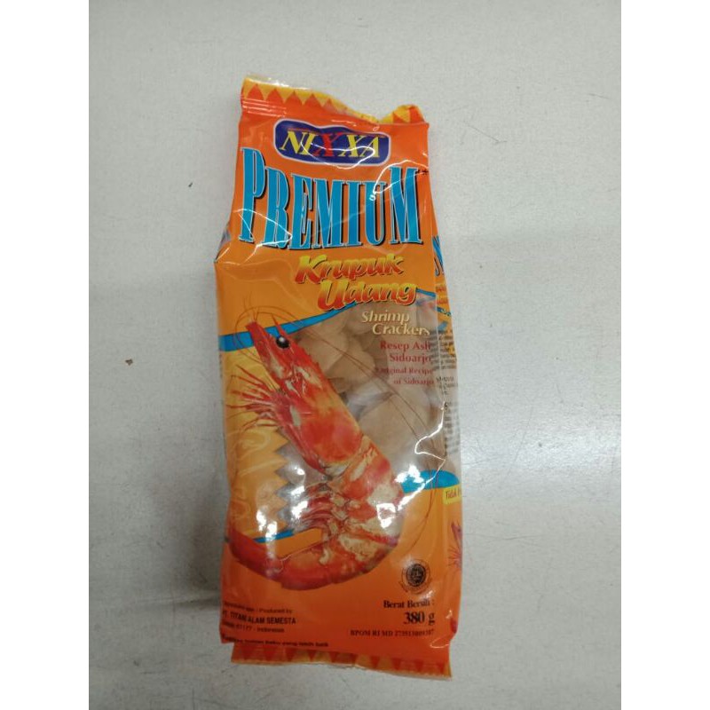 

nixxa krupuk udang 380gram