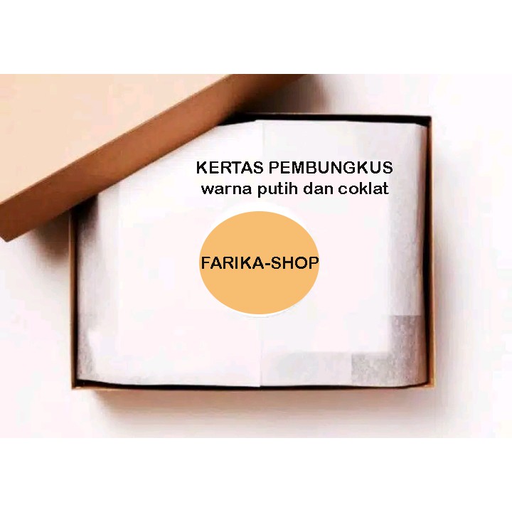 

Kertas Pembungkus Kardus Box Packing / Doorslag Roti / Kertas Kardus / Wrapping Paper / Kertas Roti