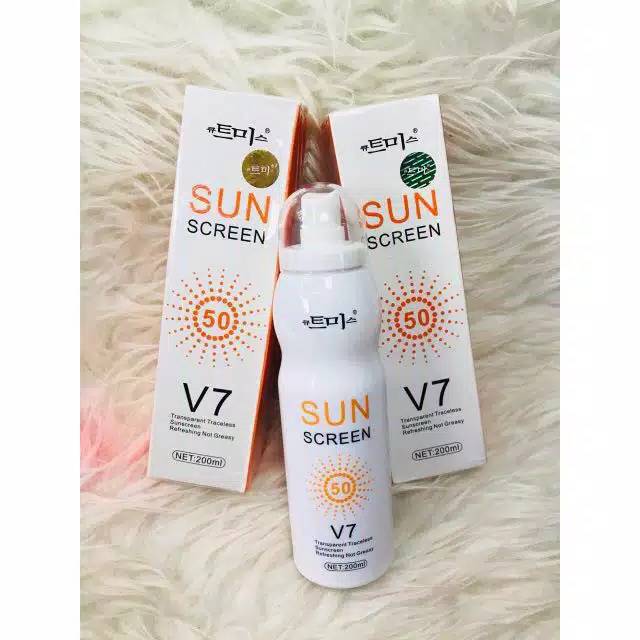 SUN SCREEN V7 REFRESHING ISOLATION SPRAY/ SUN SCREEN  V7 SPF 50