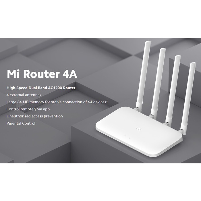 ((BISA COD)) Xiaomi Mi Wifi Router 4A Xiaomi Router Global Version - 4A Basic