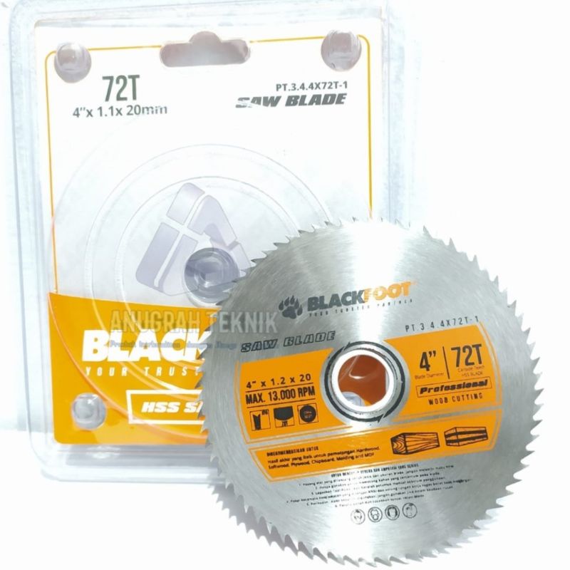(BISA COD) Mata Potong Besi Mesin Gerinda Circular Saw Blade Blackfoot