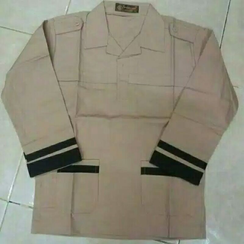 BAJU PRAMUKA SIAGA LENGAN PANJANG SD MERK SERAGAM