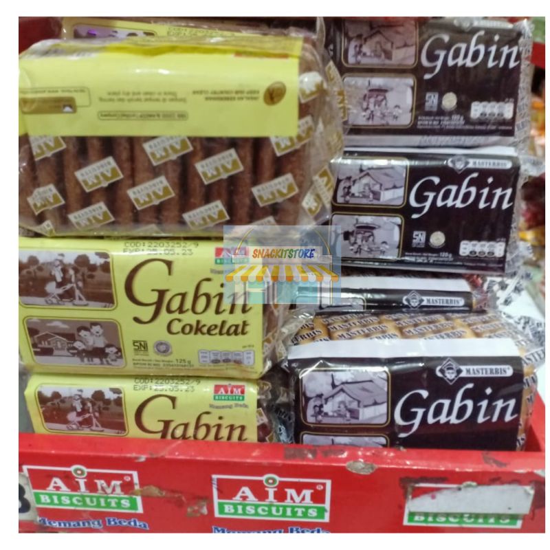 

Gabin Aim Masterbis Super Renyah 120gr Coklat dan original