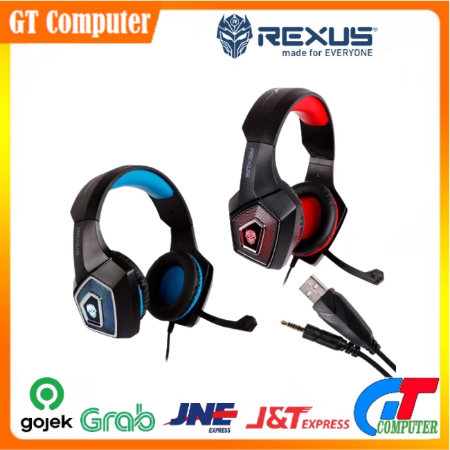 Headset Gaming Rexus F65 Vonix Headphone Head Set Ear Phone F-65