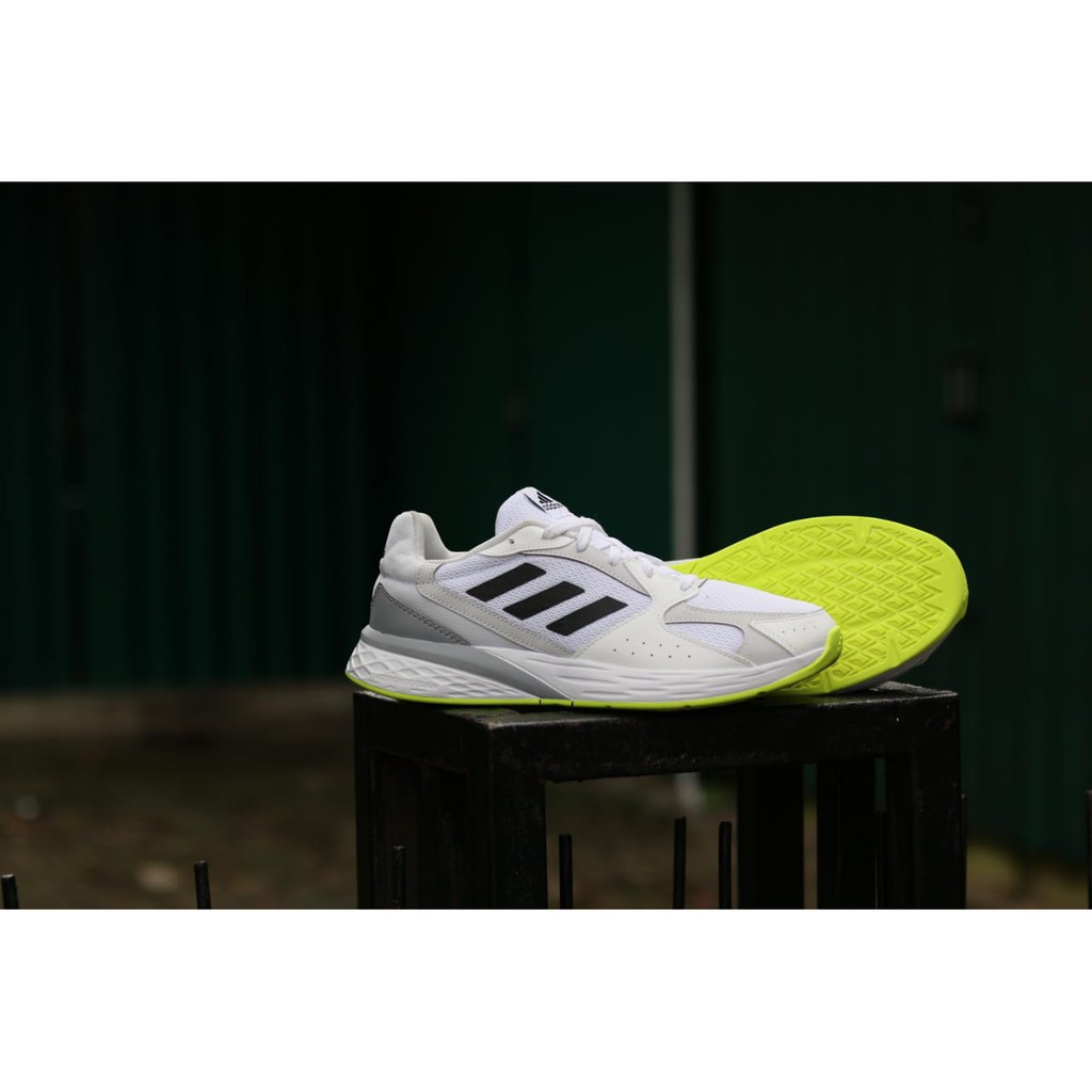 ADIDAS RESPONSE RUN "WHITE / LIME GREEN  BNWB