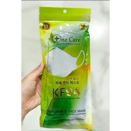 Masker KF94 3 Ply Isi 10 Pcs